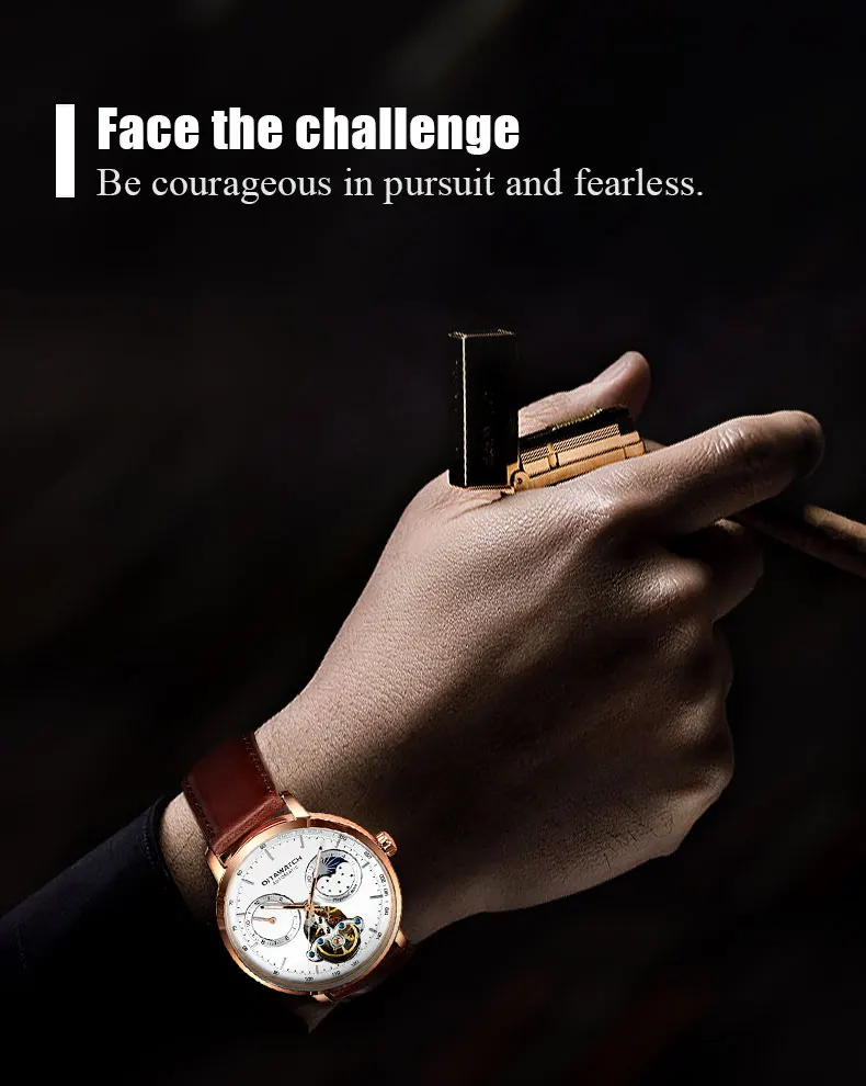 Механические бизнес часы для мужчин лучший бренд класса люкс светящиеся 316L нержавеющая сталь наручные мужские s автоматические часы золотые часы