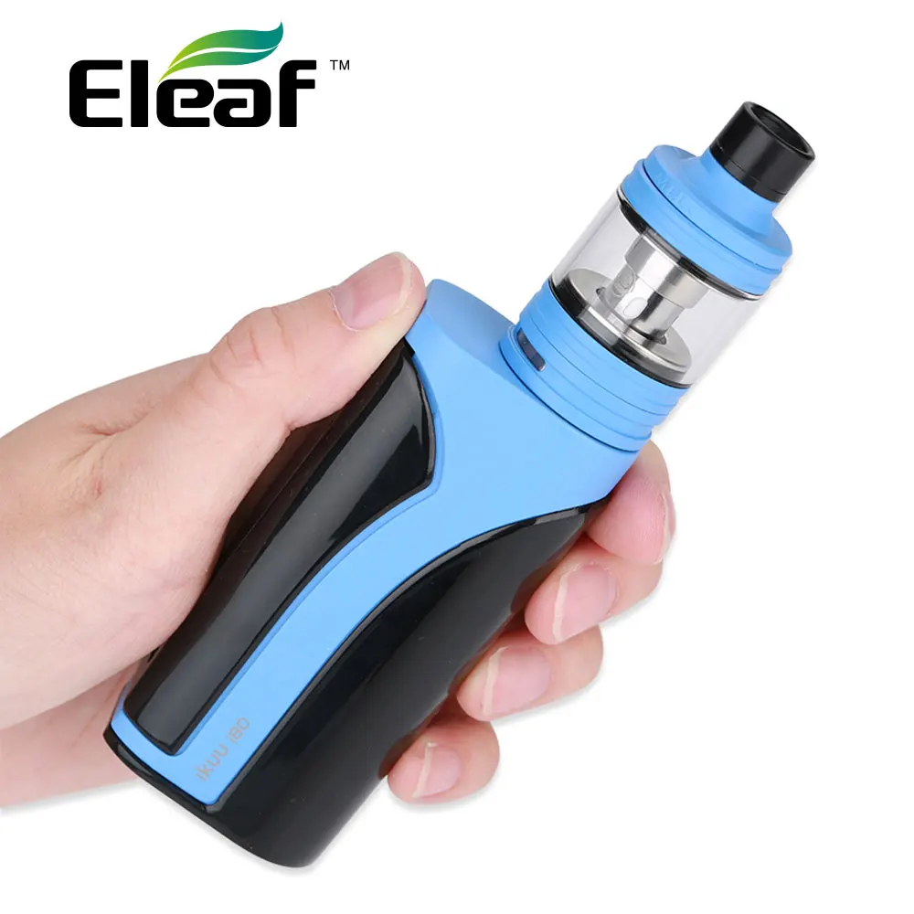Original Eleaf iKuu i80 with 2ml/4.5ml Melo 4 TC Kit 3000mAh 80W iKuun w/ New EC2 Series Coils &amp Big 0.91 Inch Screen | Электроника