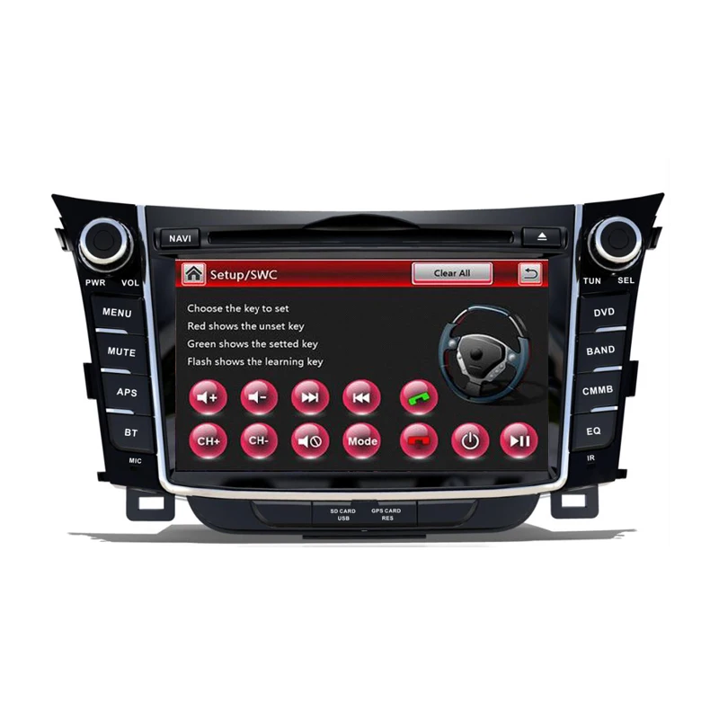 2 дин радио DVD GPS плеер для hyundai I30 2012 2013 2014 2015 2016 2din мультимедийная стерео комплект с