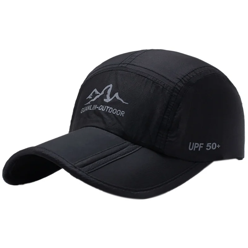 

Outdoor Sunscreen Hiking Folding Climbing Net Cap Along the Breathable Quick-drying Outdoors Cap Portable