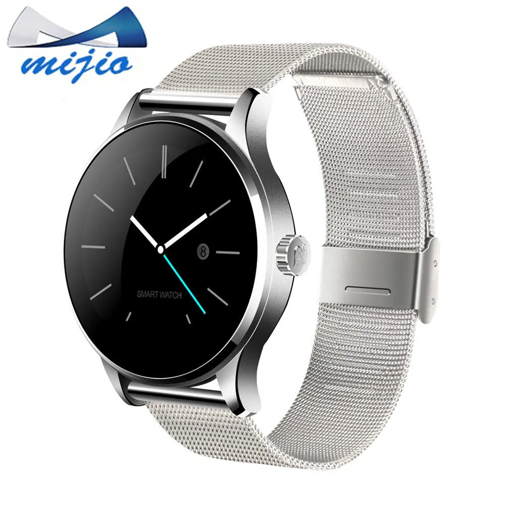 K88H Smart Watch пульсометр круглый сенсорный экран anti потерял напоминание Bluetooth