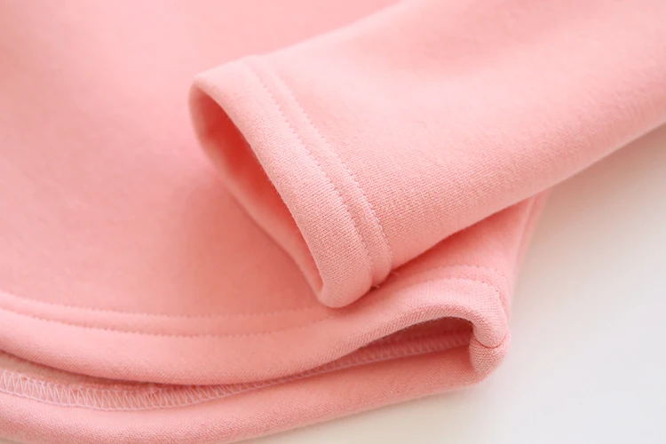 Зимняя новая стильная длинная футболка из плотного бархата для маленьких