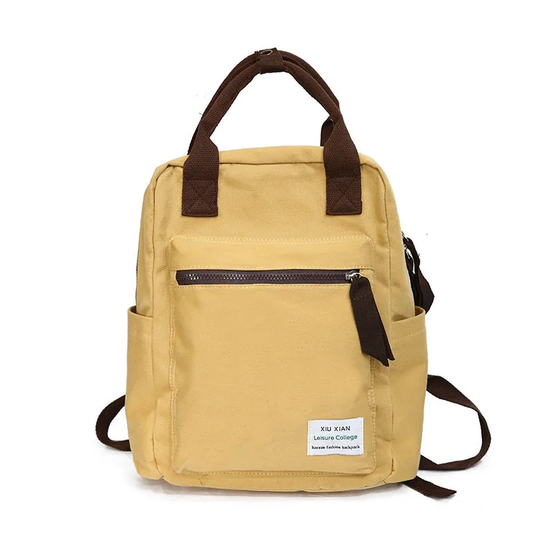New Fashion Trend Style Backpack Girl Leisure High quality canvas laptop Female Bookbag Travel bag 2019 | Багаж и сумки