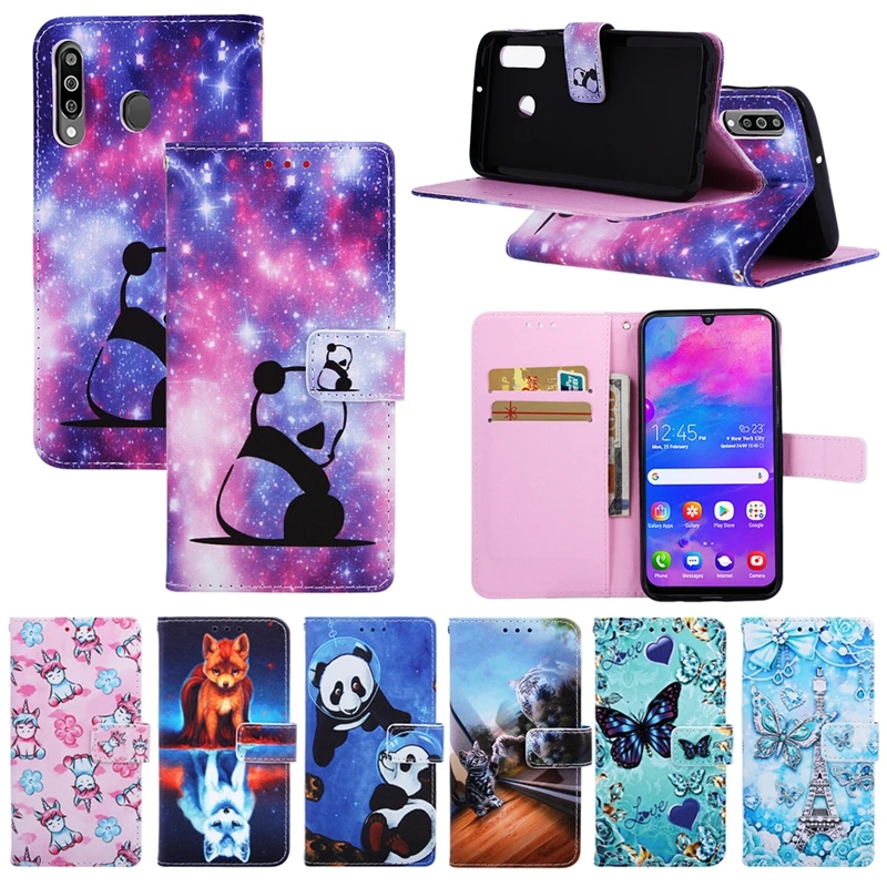 Кожаный чехол кошелек для Huawei Y6 2019 книжка Etui Hawei Honor 8A 8 A A8|Чехлы-портмоне| |