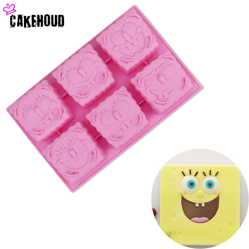 Новинка cakehood 6 полости мини губка для детских пищевых продуктов силиконовые chocoate