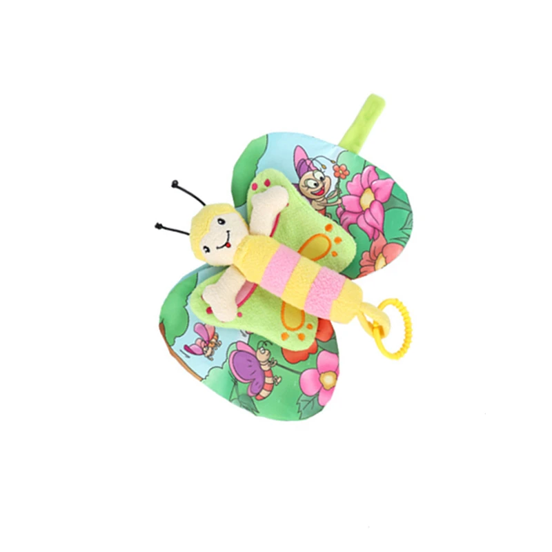 3D детская игрушка в форме бабочки мягкая подвесная для детской коляски раннее