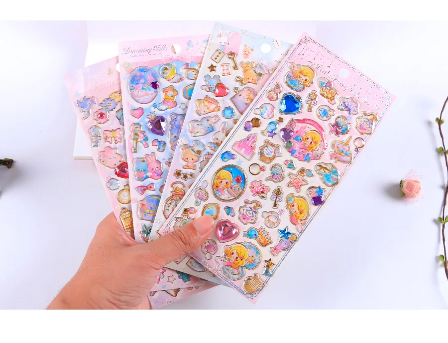 1 шт. Kawaii канцелярские наклейки бронзированные милые Мультяшные дневники планировщик декоративные мобильные наклейки Скрапбукинг DIY ремесленные наклейки