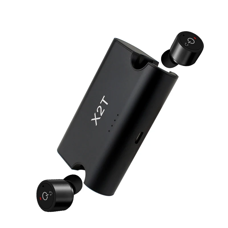DAONO портативные настоящие беспроводные наушники TWS X2T мини Bluetooth 4 2 1500 мАч зарядное