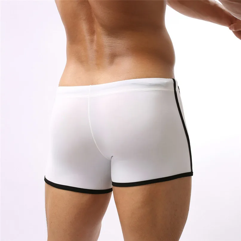 Мужские сексуальные трусы Briefs, одежда для плавания, шорты для бега, Пляжное нижнее белье, трусы для плавания, Спортивная быстросохнущая одежда для плавания, Новинка#2J19