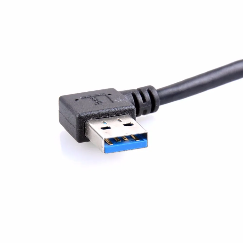 27 см длинные 90 Градусов влево Под Углом USB 3.0 Мужчина к Micro B Мужской Данных