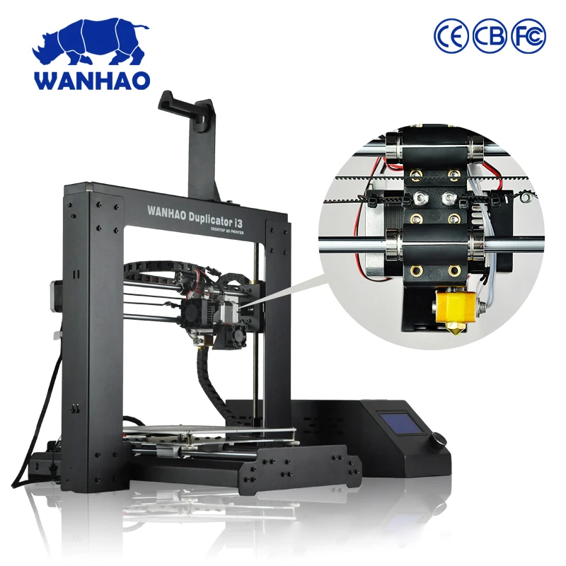 Модернизированный промышленный принтер Wanhao 3D I3 V2.1 модель принтера с разрешением