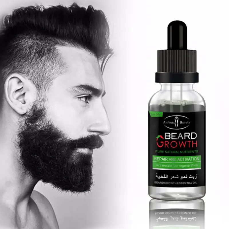 

30 мл мужское масло для роста бороды органический воск для бороды бальзам для защиты бороды 100% натуральные продукты для выпадения волос допо...