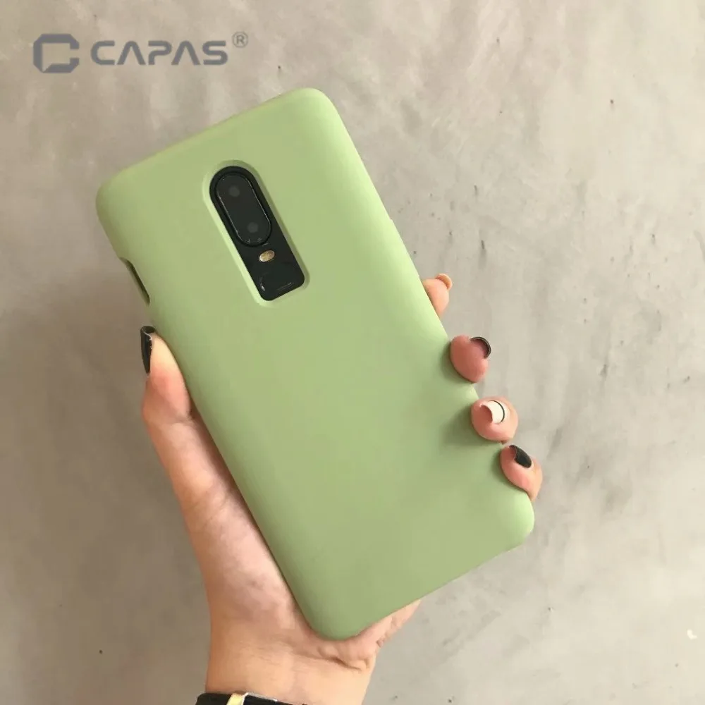 OnePlus 6 силиконовый защитный чехол мягкий TPU чистый для телефона OnePlus6 шесть задняя