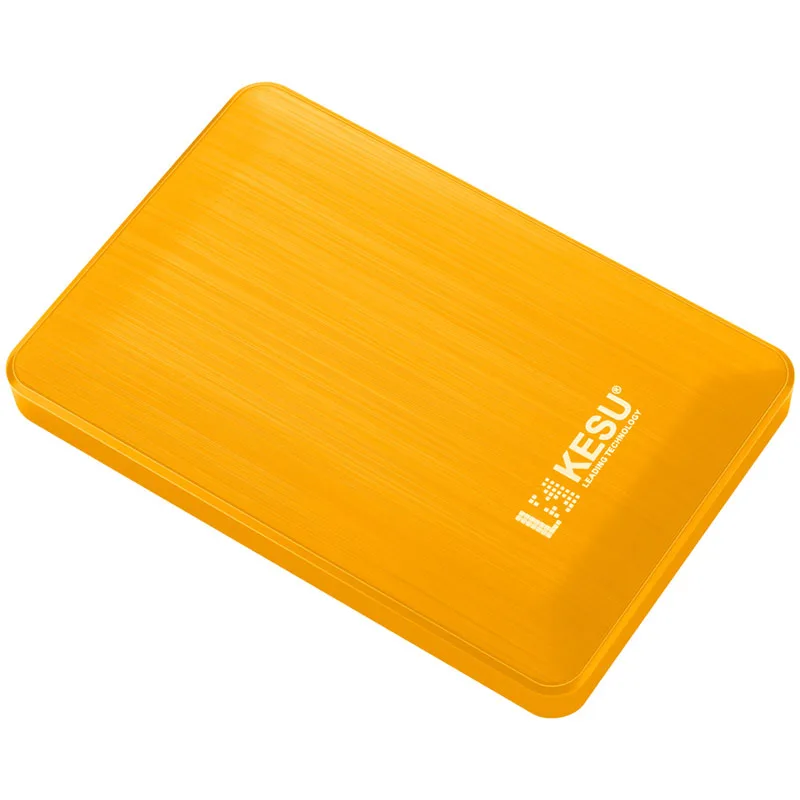 KESU-2518-Yellow 2," стиль портативный внешний жесткий диск Disco duro externo USB3.0 Disque dur externe для PC, Mac, Tablet, Xbox, PS4, tv box - Цвет: KESU-2518-Yellow