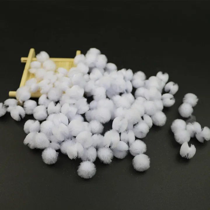 White Yarn Balls 100 шт кружева сетки цветок Шары Марли материал корпуса DIY Свадебный декор Пряжа шары головные уборы ювелирные изделия серьги украшения Аксессуары - Цвет: White Yarn Balls