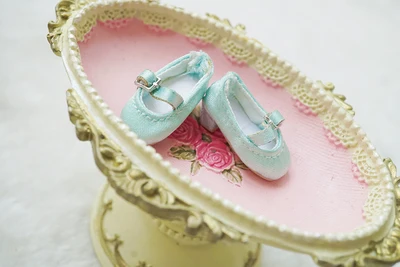 [MG518] г. Новинка,, Blythe кукольные туфли# шелковые туфли мэри джейн с квадратным носком для neoblythe кукольная обувь Azone в розницу - Цвет: Синий