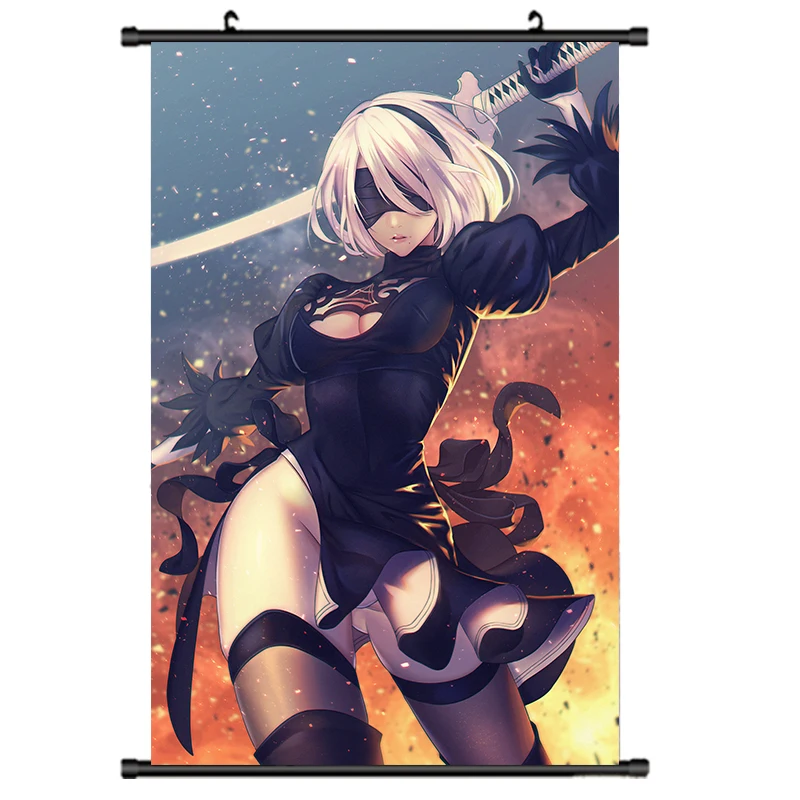 Ноябрьское обновление японские декоративные картины аниме ниус: Automata YoRHa № 2 Тип B