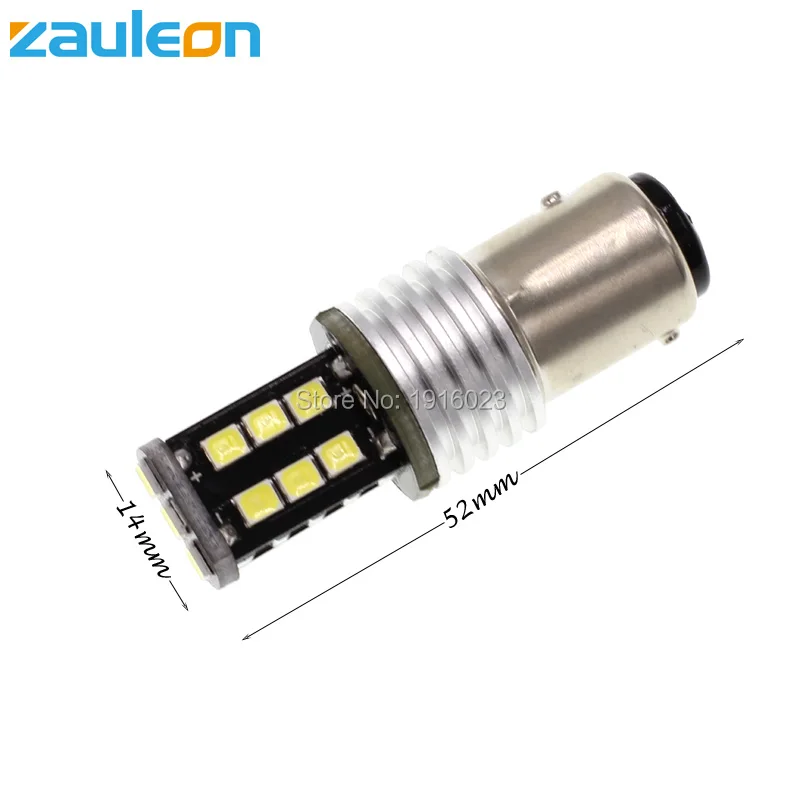 Zauleon 2 шт. 1156 P21W PY21W 1157 P21/5 W BAY15D Светодиодные Автомобильные огни DRL свет резервного