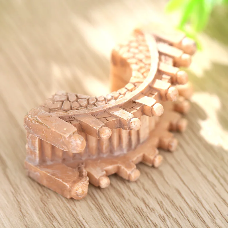 Landscape Aquarium Ornament Court BRIDGE Resin Decoration Creative Figurines | Дом и сад