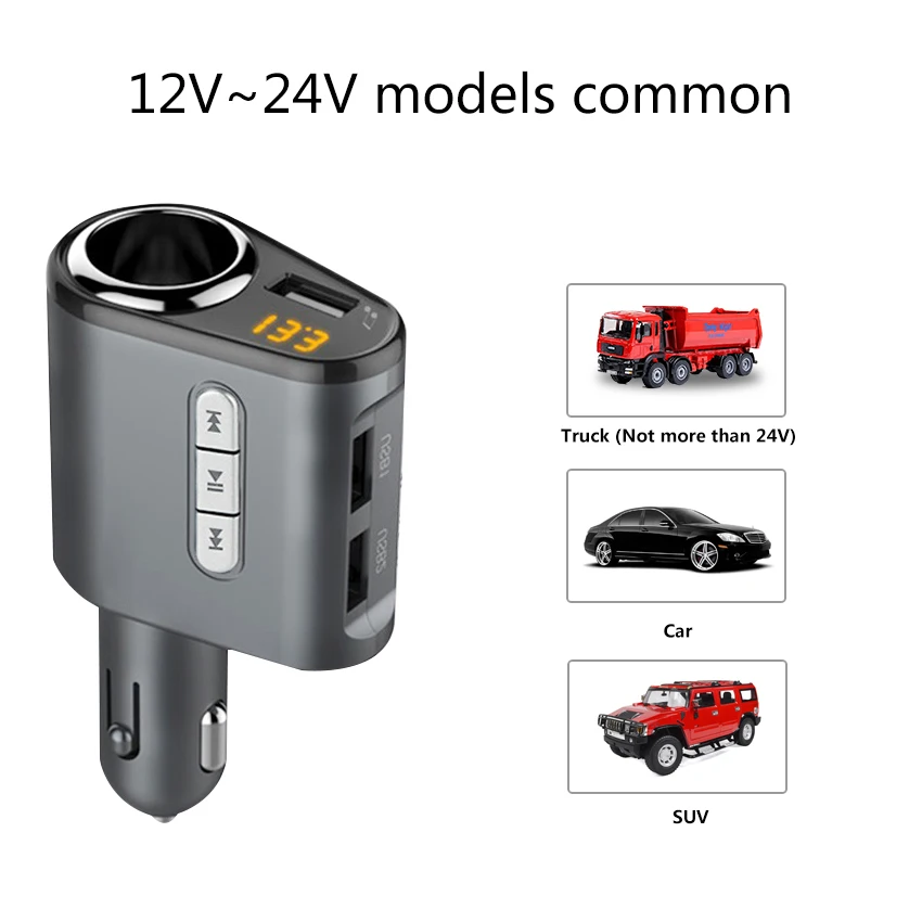 Новинка Многофункциональные FM-передатчики 5 в 120 А выход двойной USB Вт