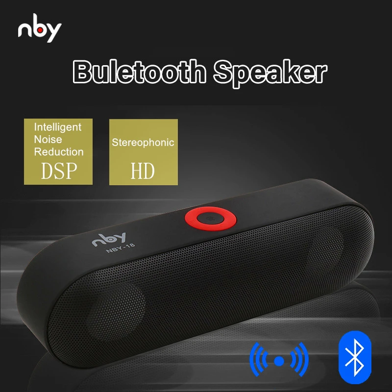 Портативная Bluetooth Колонка NBY18 HD аудио сабвуфер 3D стереозвук объемный
