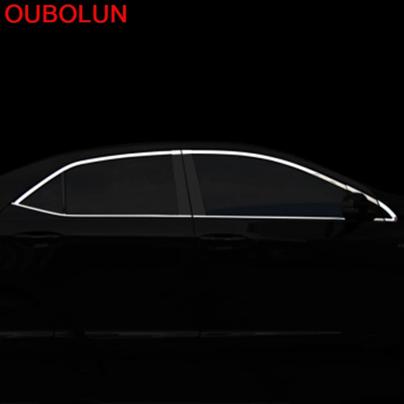 Внешние аксессуары OUBOLUN для Toyota Corolla Auris Sport E210 Hatchback 2019 декоративный чехол окон и