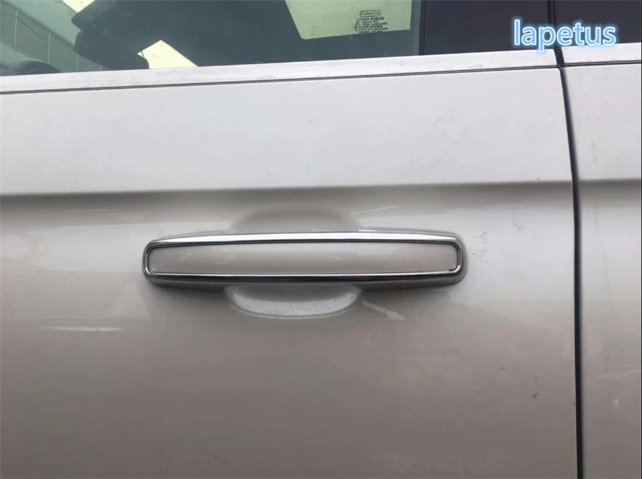 

Lapetus Chrome Bright Style Side Door Handle Decoration Sticker Cover Trim 4 Pcs / Set Fit For Ford Expedition 2018 2019 ABS