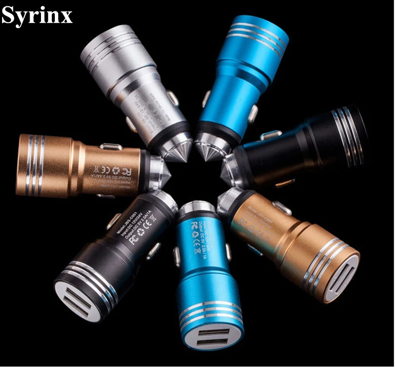 SYRINX USB зарядное устройство Быстрая зарядка зарядное устройство для мобильного телефона двойной USB быстрая QC 3,0 Автомобильное зарядное устройство для iPhone X samsung Xiaomi зарядное устройство для планшета