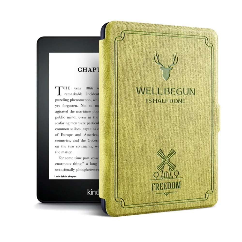 Тонкий чехол для Amazon Kindle Paperwhite 1 2 3 6 дюймов Чехол электронной книги силиконовый