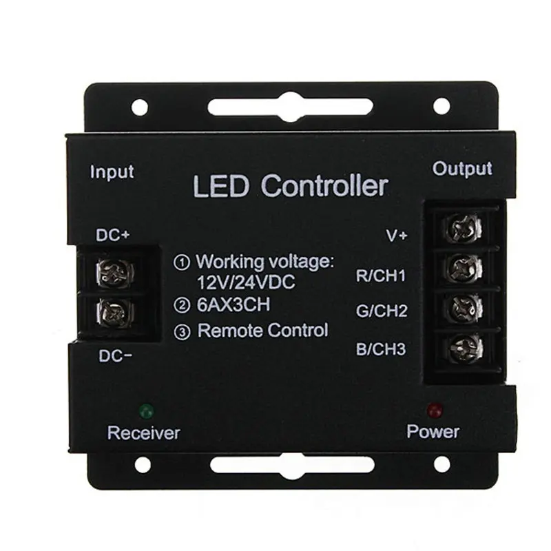 Led strip lights 12V Touch Dimmable Remote Wireless RF Controller For RGB Strip Touching remote 20m effective controler | Лампы и