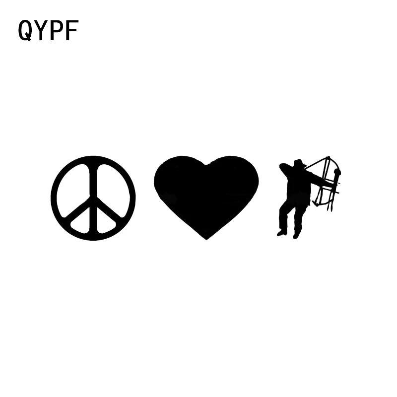 QYPF 16*4 7 см модный мир любовь стрельба из лука Охотник винил моделирование