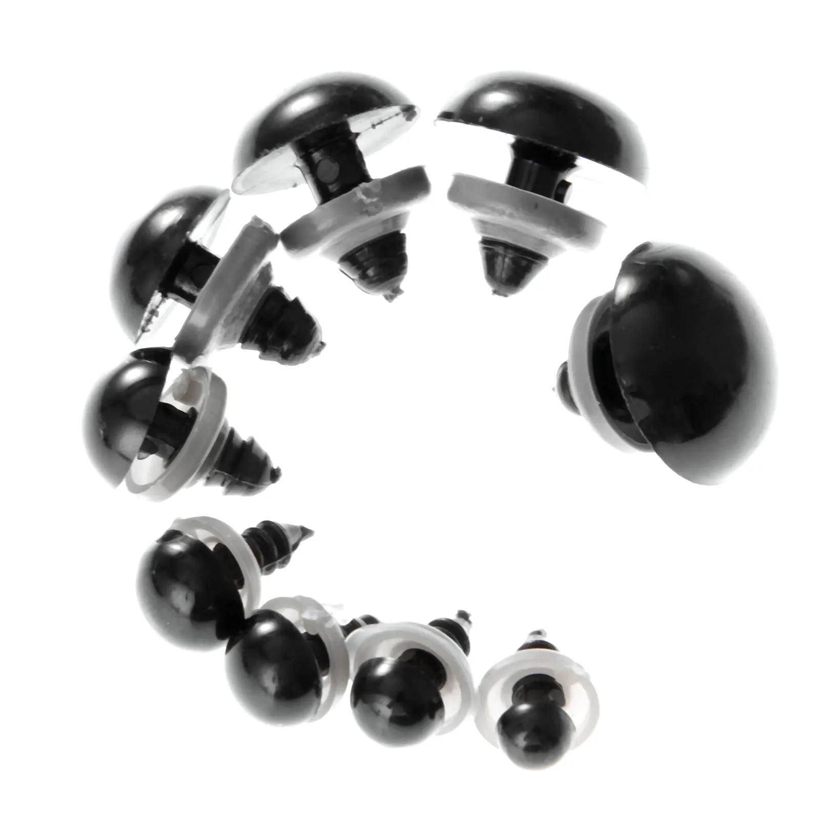 20 наборов черный пластиковый плюшевый мишка кукла в виде животных плюшевая