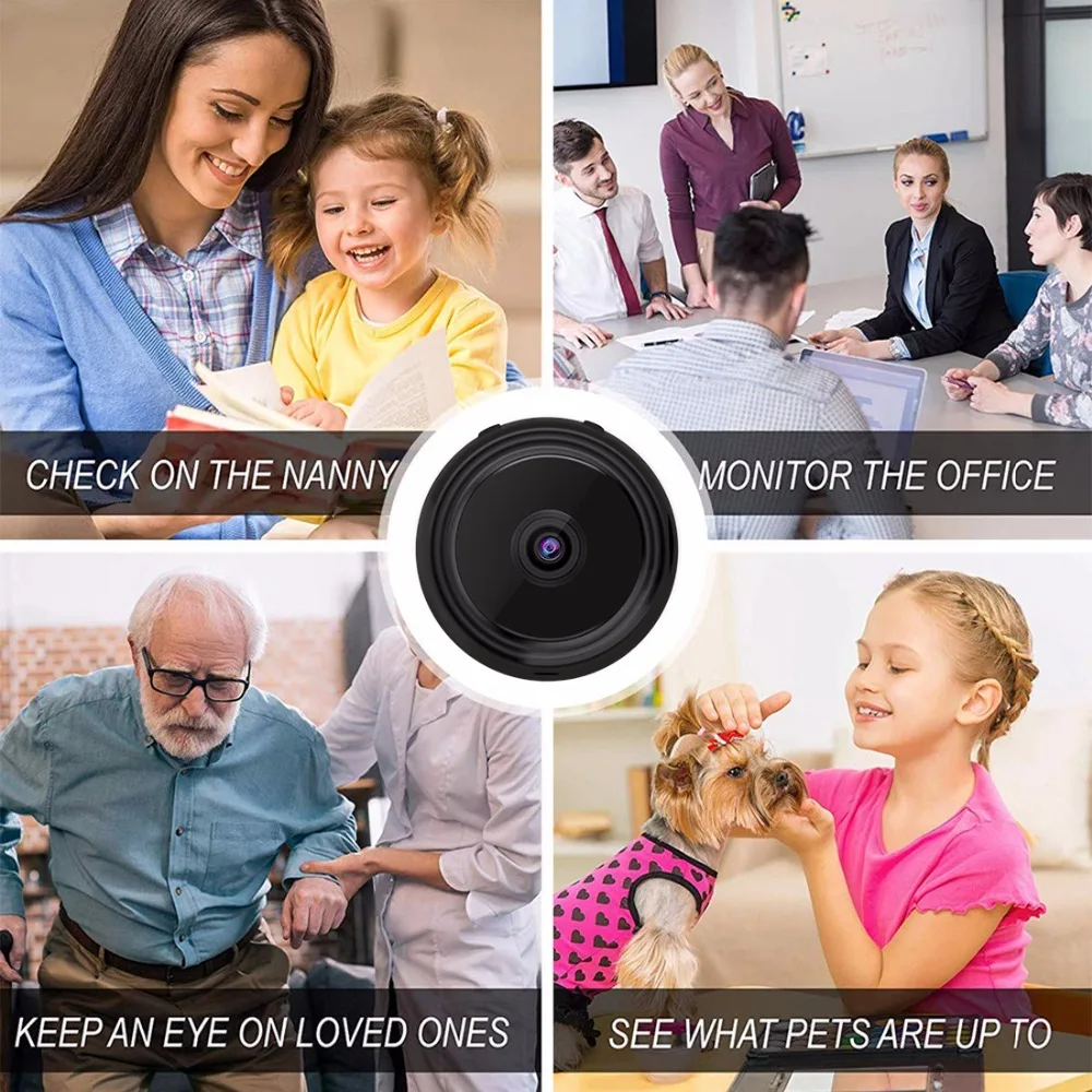 Micro WIFI Mini Camera HD 720P With Smartphone App And Night Vision IP Home Security Video Cam Bike Body DV DVR Magnetic Clip Vo |