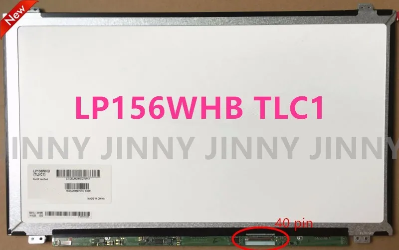 LP156WHB TLA1 LP156WHB TLD1 LP156WHB TLC1 fit LTN156AT20 B156XW04 V.5 V.6 V.0 40 pin 15, 6 slim 40 pin 1366X768