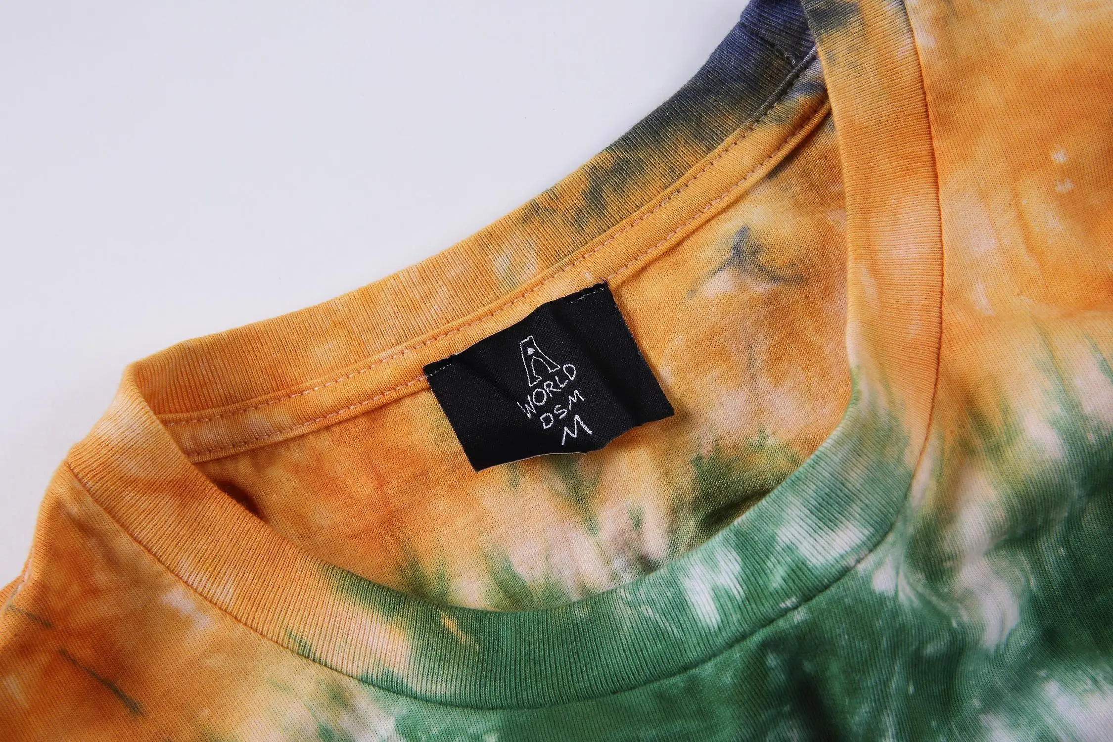 19SS Трэвиса Скотта астромира футболка 1:1 высокое качество инопланетянин Tie Dye футболка уличного рынка хип-хоп Astroworld футболка
