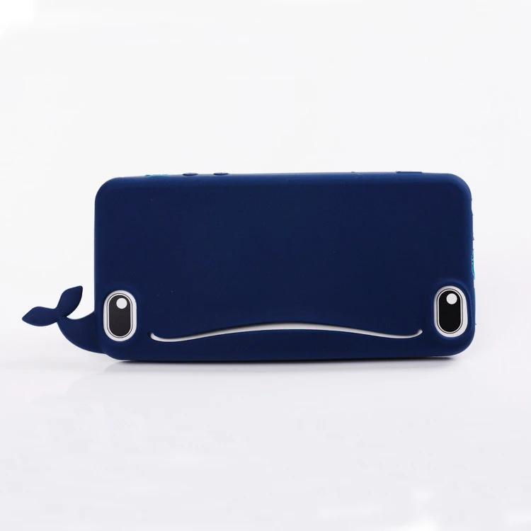 Cute Big mouth Whale phone cases for Apple iPhone 5 Case Soft Silicone case For 5s cover Kawaii Rubber Card holder |