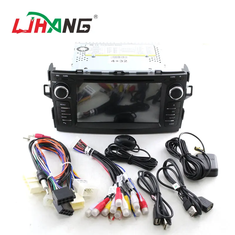LJHANG Android 10 автомобильный мультимедийный плеер для TOYOTA AURIS Altis COROLLA 2012 2013 WIFI 2 Din