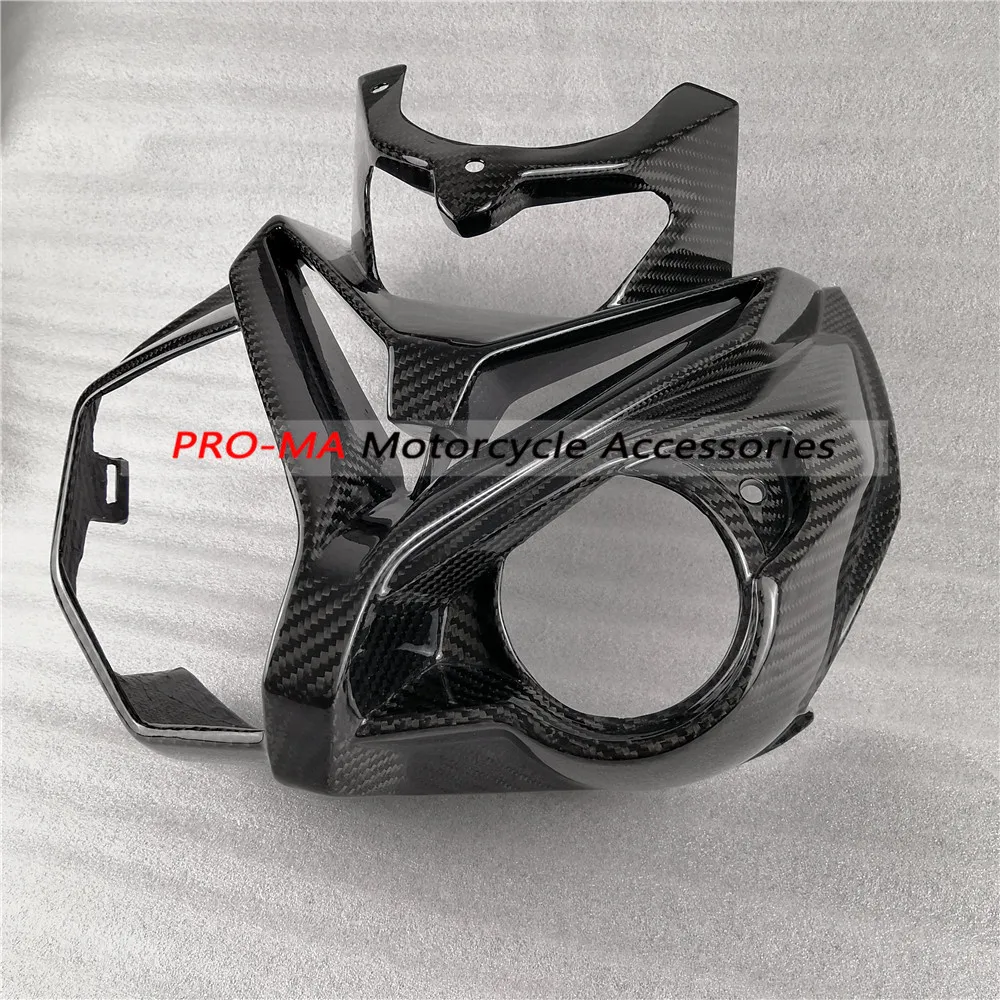 

Motorcycle Front Fairing in Carbon Fiber For BMW S Series S1000R 2014-2018 Twill glossy weave