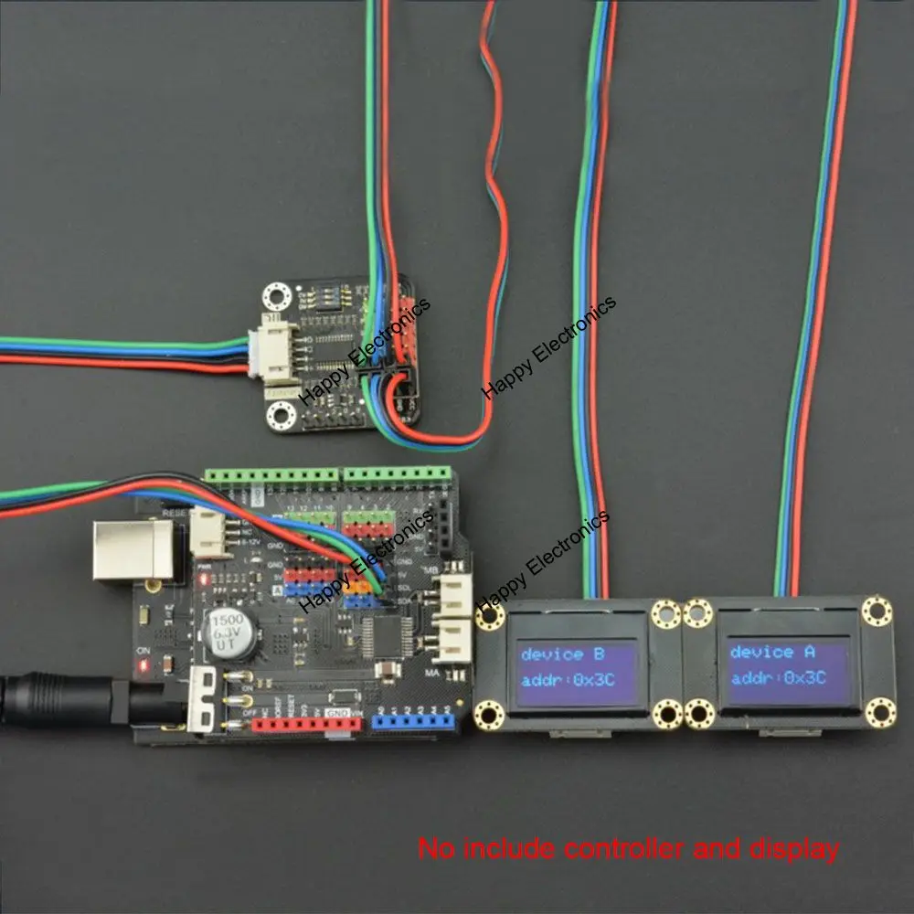 Гравитационный цифровой мультиплексор DFRobot 1 to 8 IIC I2C поддерживает множество