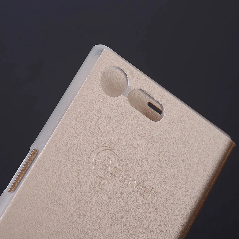 Asuwish флип-чехол кожаный чехол для телефона для sony Xperia XZ1 Compact XperiaXZ1 Xpera Xpeia Dual mini XZ1Compact sony XZ1 XZ1mini