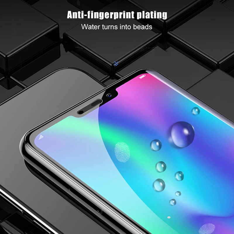 Keajor стекло для Huawei Honor 8c закаленное полное покрытие Передняя пленка экран с