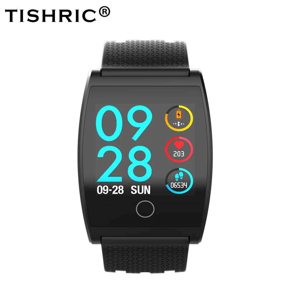 TISHRIC QS05 смарт-Браслет Смарт-Браслет фитнес-браслет часы кровяное давление кислорода персонализированные часы циферблат пульсометр