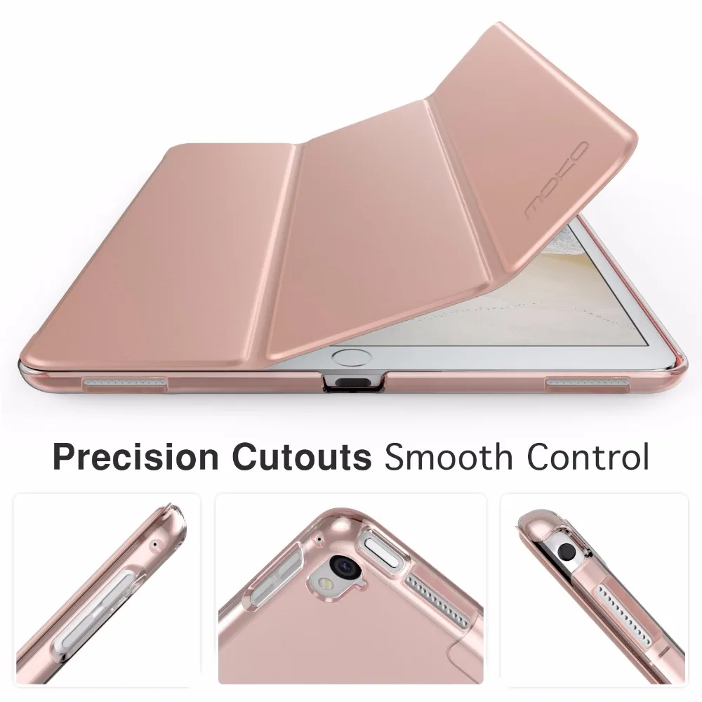 Тонкий легкий умный чехол подставка для iPad Pro 12 9 прозрачный матовый защитный