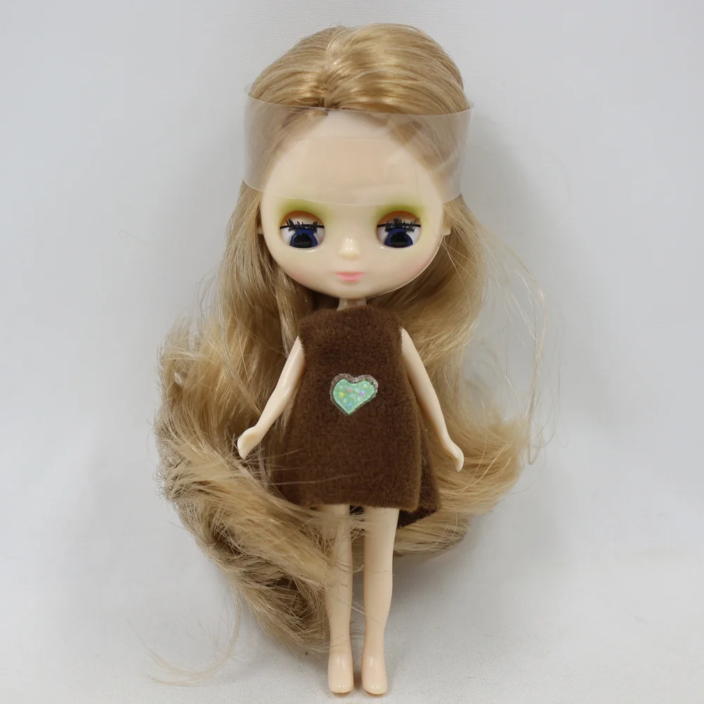 Ледяная Обнаженная мини кукла Blyth 9 видов стиля, одежда случайный BJD