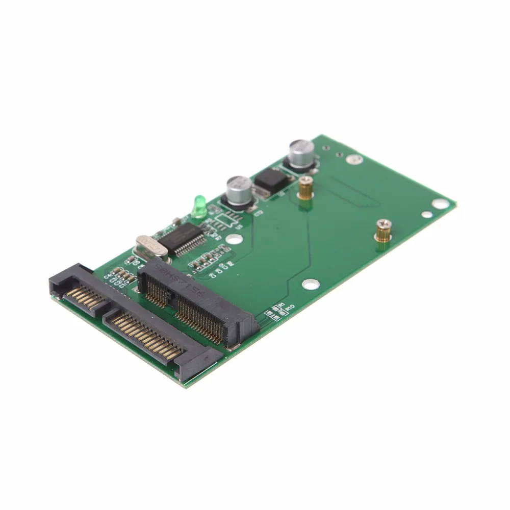 Конвертер карта mSATA SSD Женский к SATA мужской мини USB конвертер карта адаптер модуль Горячий
