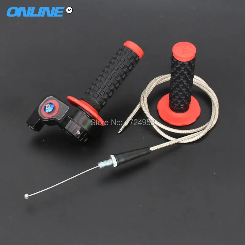 Ручки и алюминиевые прокладки для дроссельной заслонки мотоцикла мотокросса