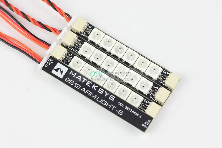 Контроллер Matek System 2812LED 2 6S светодиодный модуль управления с 5V BEC / 2812 LED