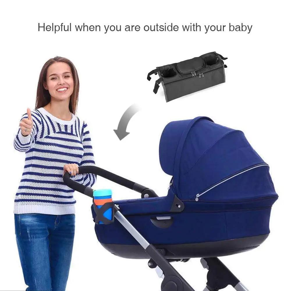 

Buggy Organiser Storage Bag for Buggies Stroller Organizer for baby stroller/infant stroller storage bag