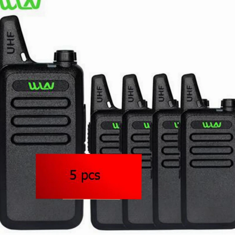 4 шт. WLN KD C1 портативное радио 400 470 МГц 1500 мАч батарея Портативная радиостанция для