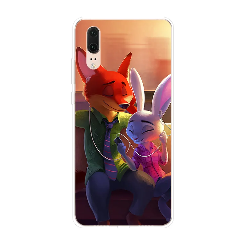 Чехол для телефона Huawei P10 P20 P30 Lite Pro P Smart 2019 Plus чехол с кроликом Пикачу мягкий P8 P9 2017